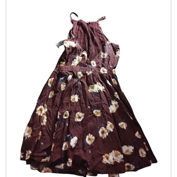 Floral Burgundy Women Dress, Kendall & kylie, Nwt, Size Xs, - Picture 4 of 5